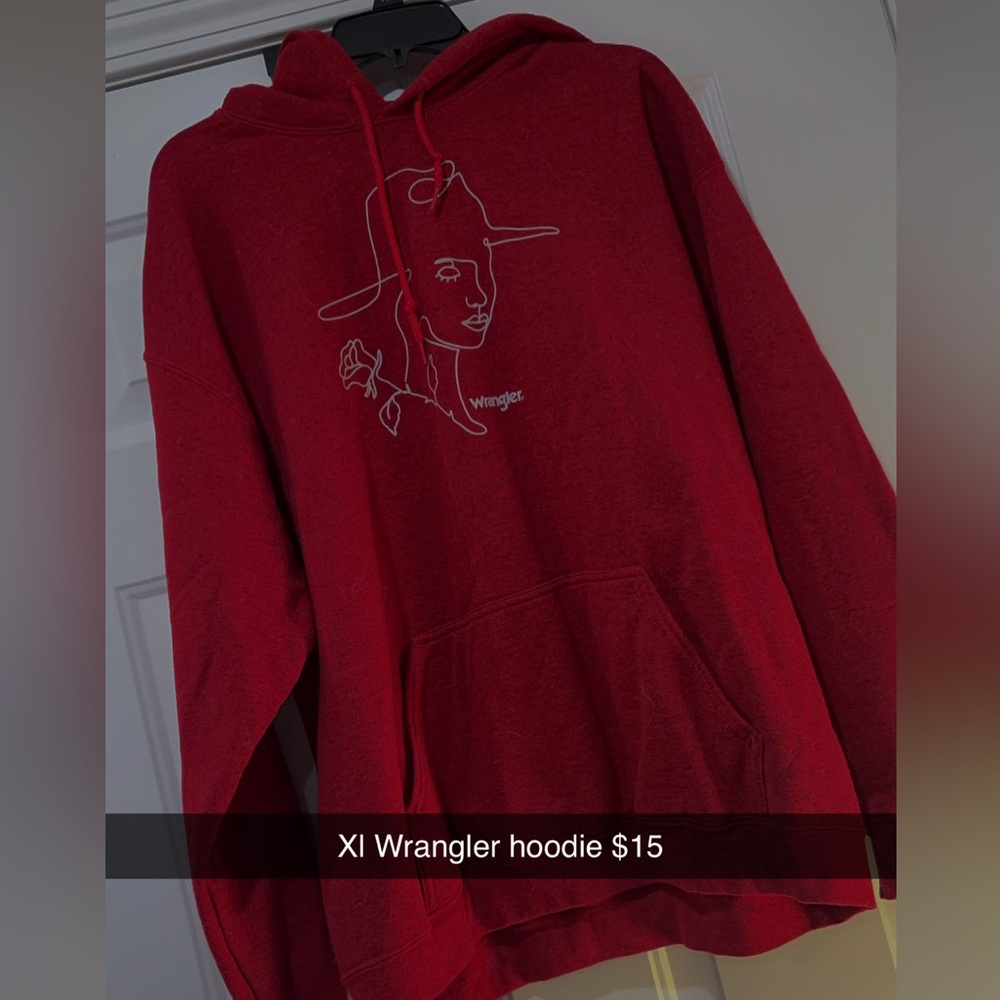 Wrangler Red Graphic Hoodie
